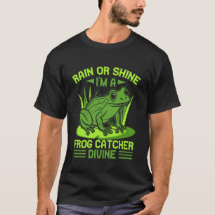 Camiseta Cazador de Ranas Llueva o Solee Soy Una Rana Divin