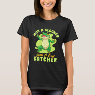 Camiseta Cazador de ranas No es un holgazán solo un cazador