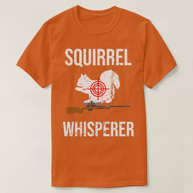 Camiseta Cazador de regalos de caza de ardillas por Whisper (Diseño del anverso)