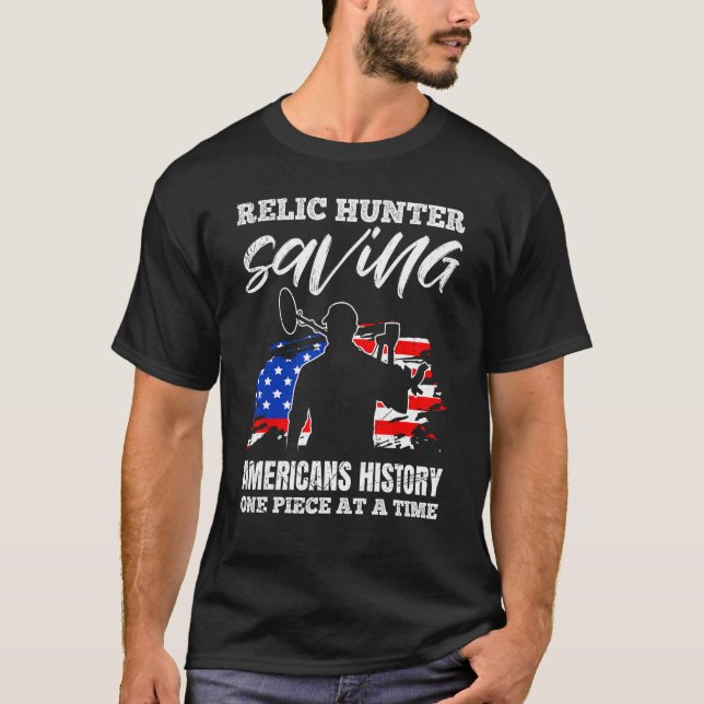 Camiseta Cazador de reliquias que salva a estadounidenses s (Anverso)