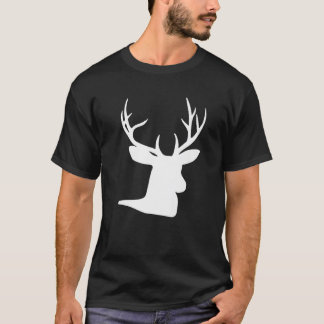 Camiseta Cazador de renos de Navidad carne de venado caza R