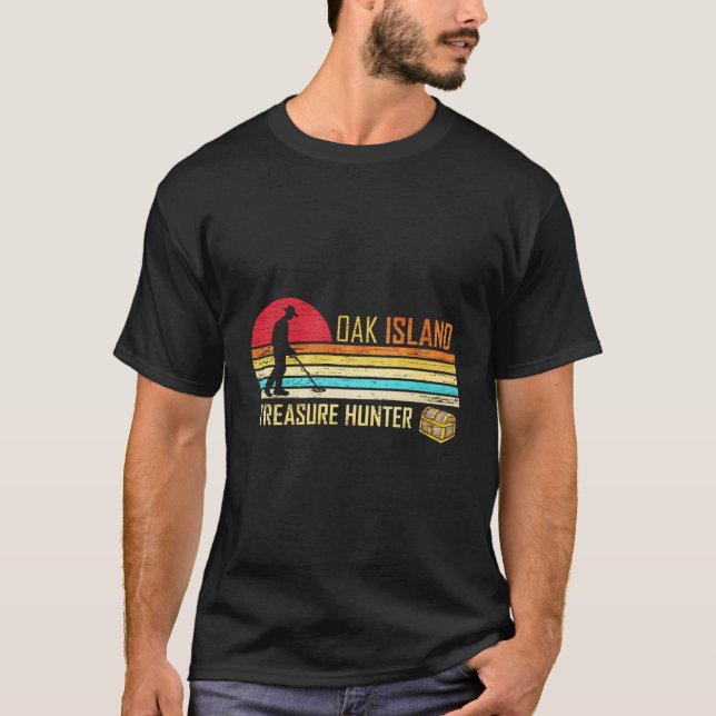 Camiseta Cazador de tesoros de la isla de roble (Anverso)