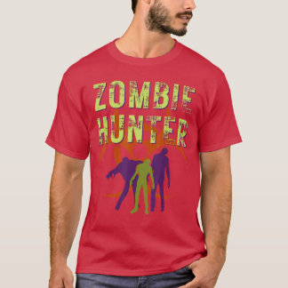Camiseta Cazador de zombies Disfraz de Halloween de terror