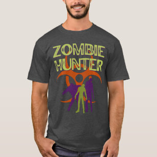 Camiseta Cazador de zombies Disfraz de Halloween de terror