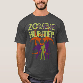 Camiseta Cazador de zombies Disfraz de Halloween de terror