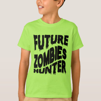 Camiseta Cazador de Zombies Divertido Futuro de Halloween