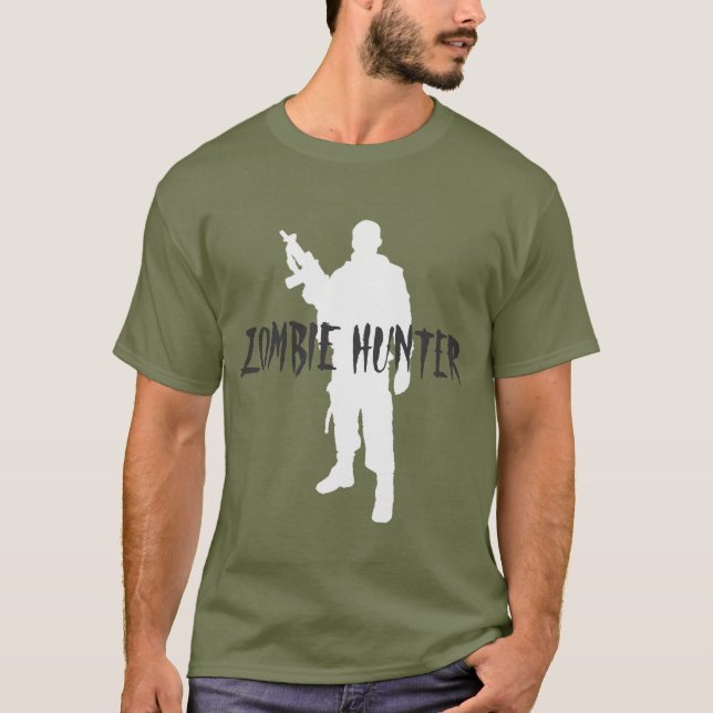 Camiseta CAZADOR DE ZOMBIS -Camiseta (Anverso)