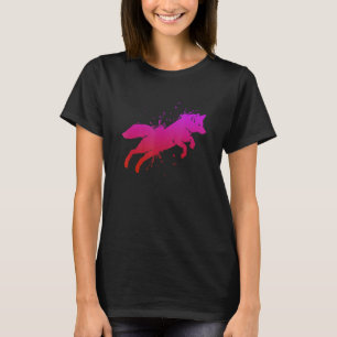 Camiseta Cazador de zorro de salto cacería kitsune 1