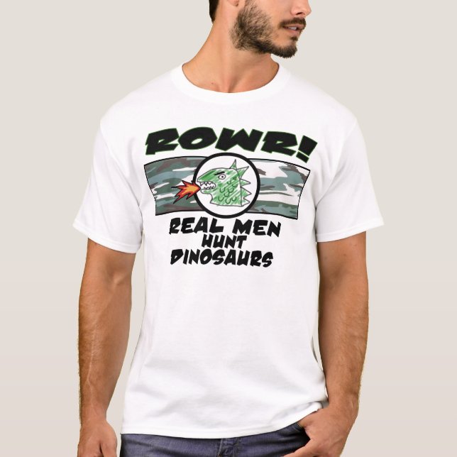Camiseta Cazador del dinosaurio (Anverso)
