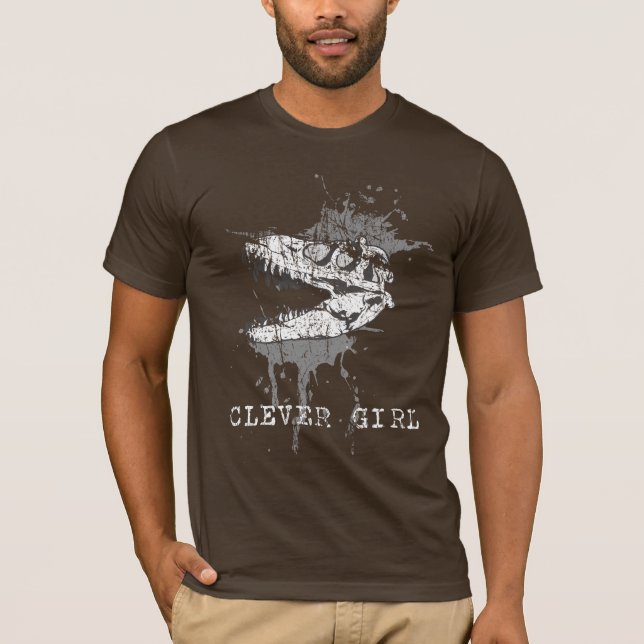 Camiseta Cazador del dinosaurio - apenado (Anverso)