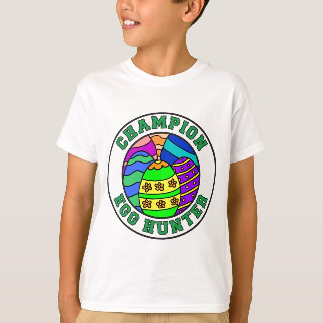 Camiseta Cazador del huevo del campeón (Anverso)