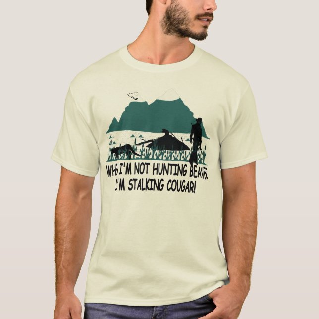 Camiseta Cazador del puma de la parodia (Anverso)