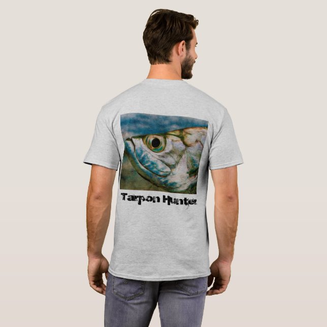 Camiseta Cazador del tarpón (Reverso completo)