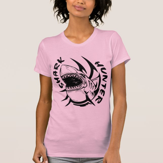 CAMISETA CAZADOR DEL TIBURÓN (Anverso)
