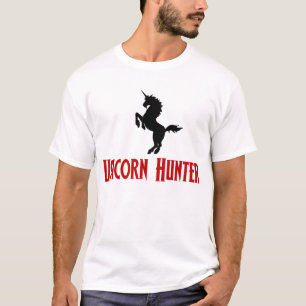 Camiseta Cazador del unicornio (negro y rojo)