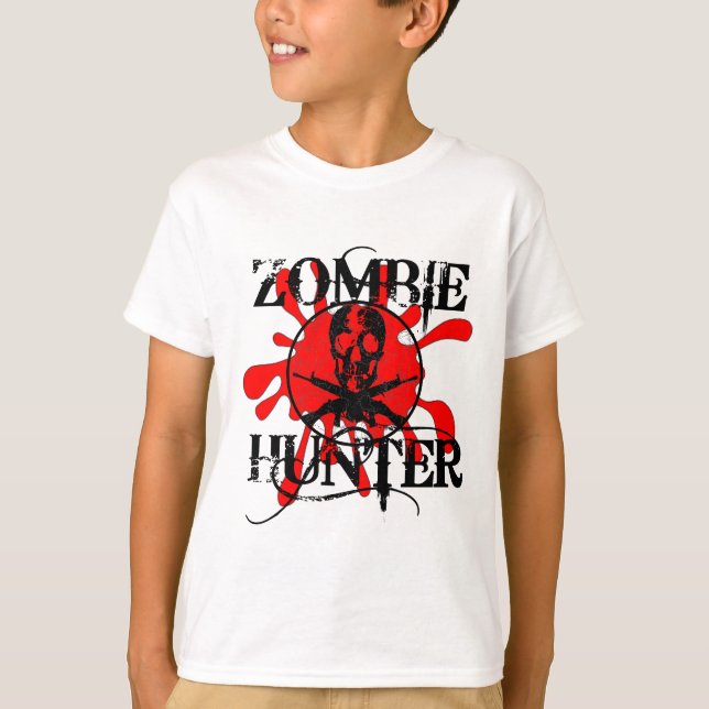 Camiseta Cazador del zombi (Anverso)