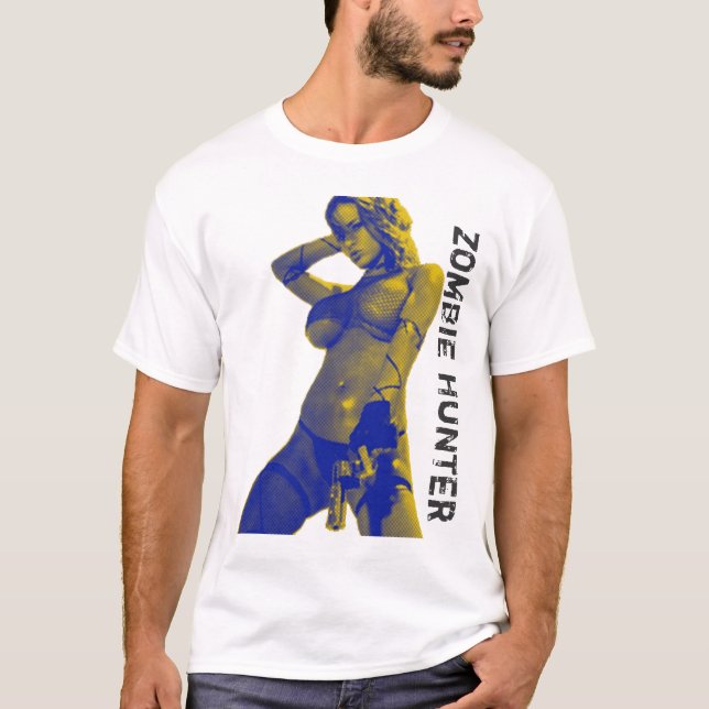 Camiseta Cazador del zombi (Anverso)