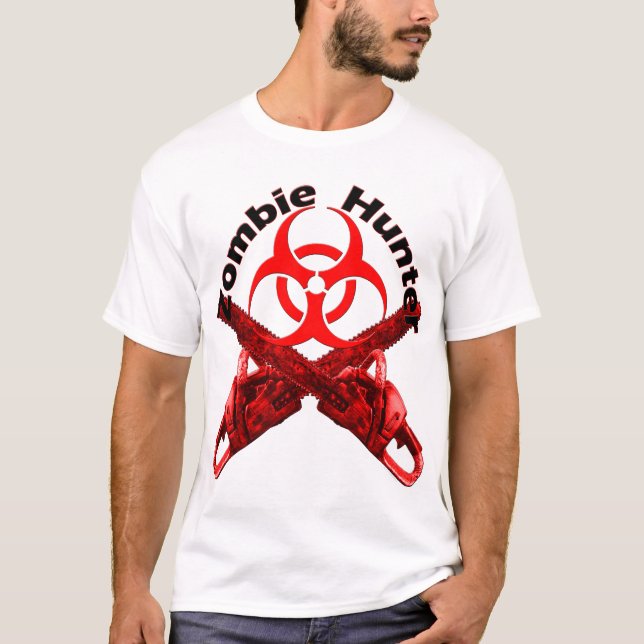 Camiseta Cazador del zombi (Anverso)
