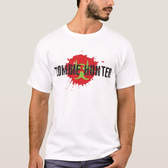 CAMISETA CAZADOR DEL ZOMBI (Anverso)