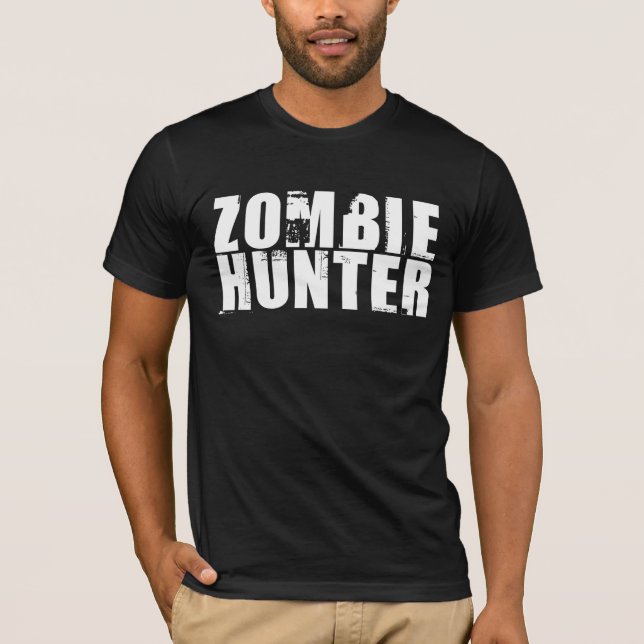 Camiseta Cazador del zombi (Anverso)
