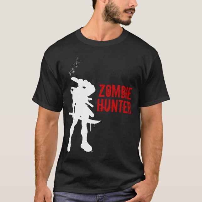 CAMISETA CAZADOR DEL ZOMBI (Anverso)