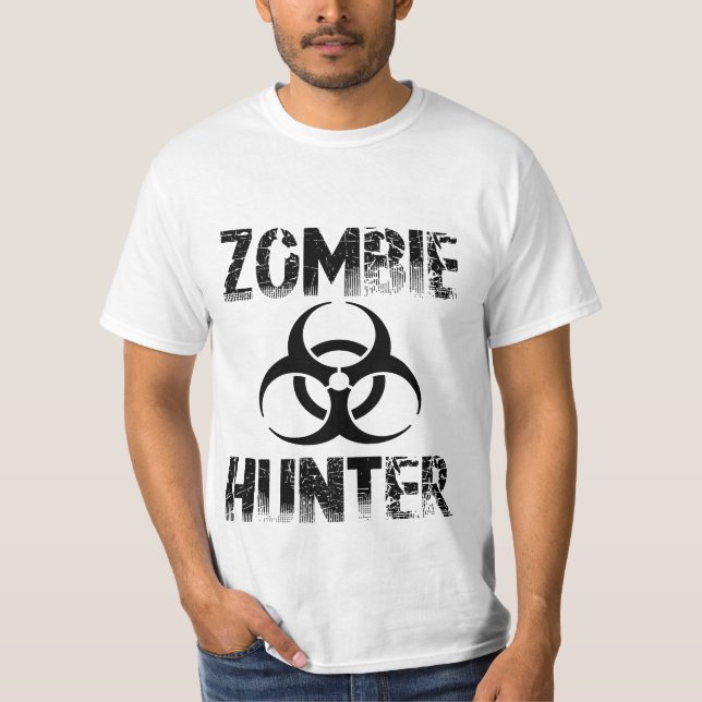 Camiseta Cazador del zombi (Anverso)