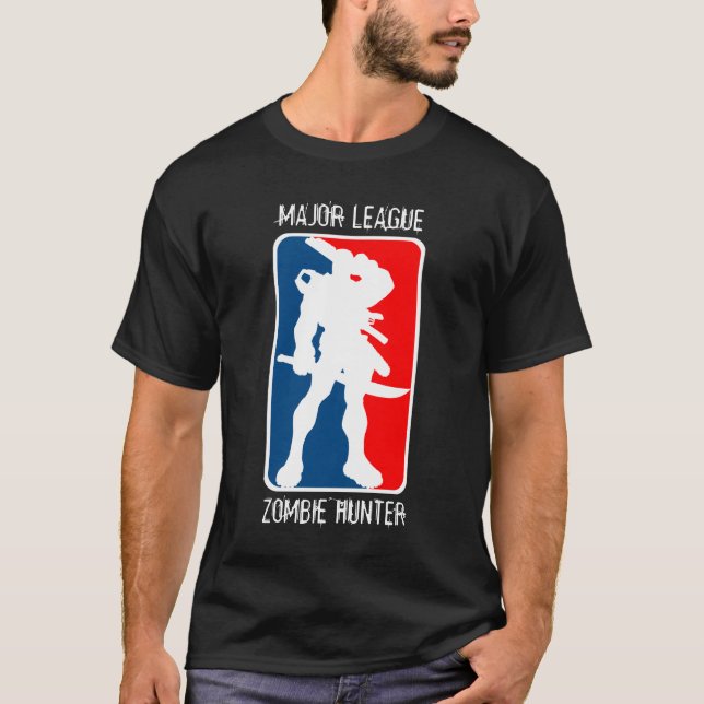 Camiseta CAZADOR del ZOMBI de la PRIMERA DIVISIÓN - negro (Anverso)