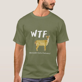 Camiseta Cazador fantástico de la risa WTF del gusto