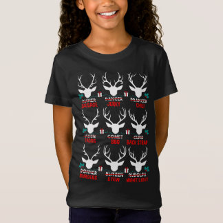 Camiseta Cazador gracioso de todos los renos de Santa Claus