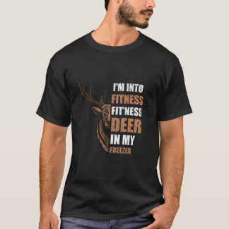Camiseta Cazador gracioso papá estoy en el gimnasio Deer Fr