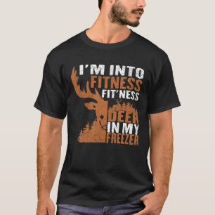 Camiseta Cazador gracioso papá estoy en el gimnasio Deer Fr