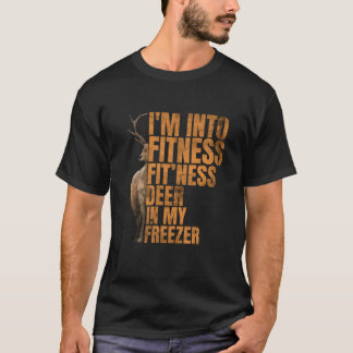 Camiseta Cazador gracioso papá estoy en el gimnasio Deer Fr