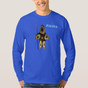 Camiseta Cazador inuit fractal - Alaska