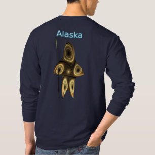 Camiseta Cazador inuit fractal - Alaska