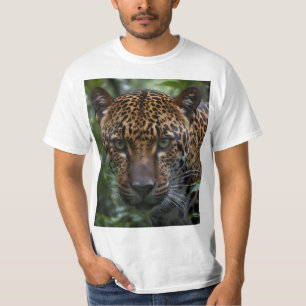 Camiseta "Cazador silencioso: El jaguar pisotea el bosque"