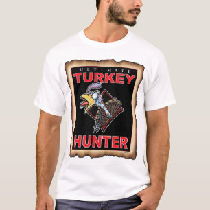 CAMISETA CAZADOR T BLANCO DE TURQUÍA