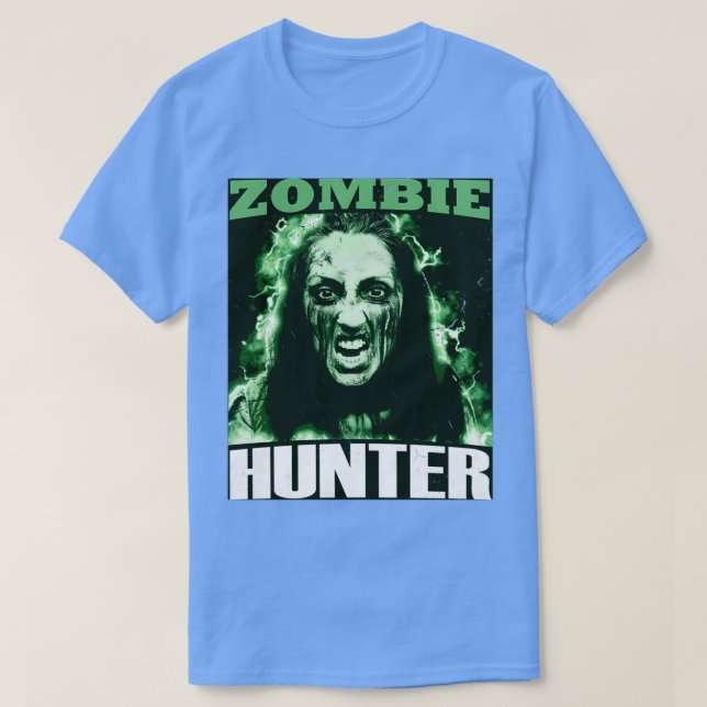 Camiseta Cazador zombie (Diseño del anverso)