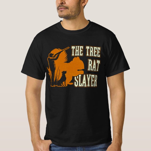 Camiseta Cazadora De ardillas El Árbol Rat Slayer ardilla R (Anverso)