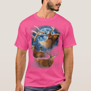 Camiseta Cazadora De Caza De Cerdo Graciosa - Elk Shirt Elk