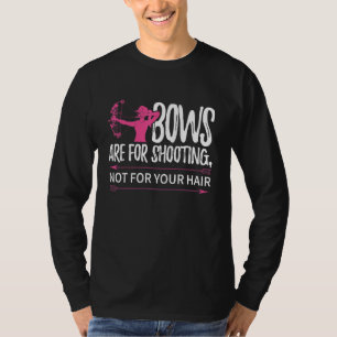 Camiseta Cazadora de ciervos con arco femenino Cazadoras de