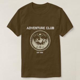 Camiseta Cazadora de Oso y Montaña Vintage Personalizada al