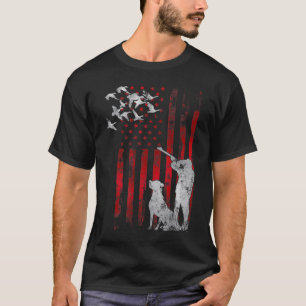 Camiseta Cazadores afligidos patriotas norteamericanos band