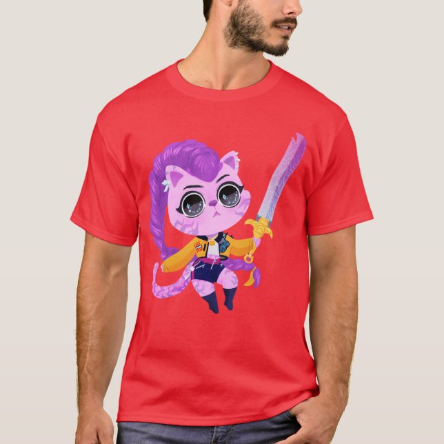 Camiseta Cazadores de demonios Kpop Huntri Rumi amigo (Anverso)