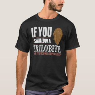 Camiseta Cazadores de fósiles trilobitas Geo del futuro pal