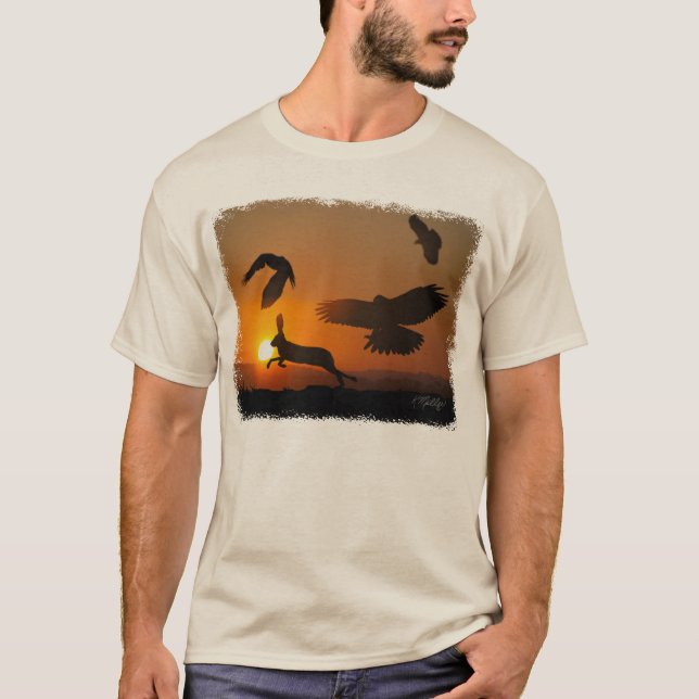 Camiseta Cazadores de halcón de Harris (Anverso)