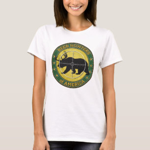Camiseta Cazadores de la cerveza de América (oso de la