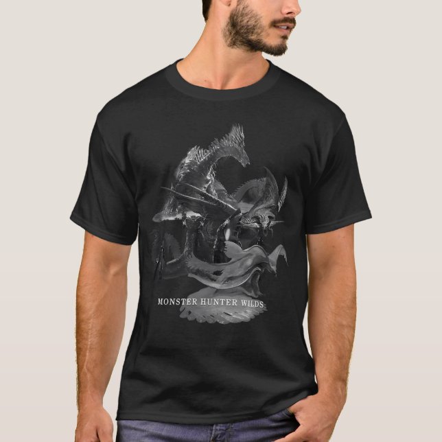 Camiseta Cazadores de Monstruos Wilds Depredadores Supremos (Anverso)