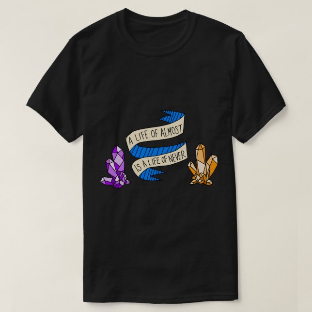 Camiseta Cazadores de trolls Una vida de nunca Pegatina (Diseño del anverso)