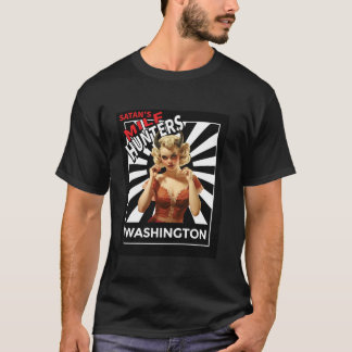 Camiseta Cazadores del MILF de Satán contra el demonio retr
