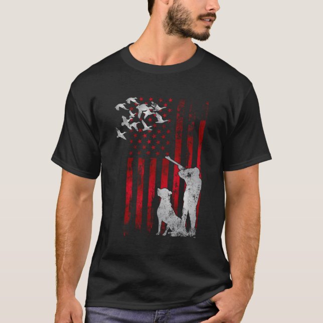 Camiseta Cazadores Dolorosos Patriotas Estadounidenses Band (Anverso)